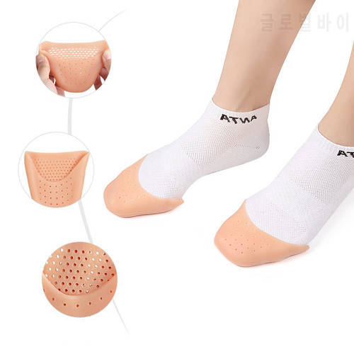 8pieces=4pairs BCorrector Gel Ballet Cushion Hallux Valgus Silicone Orthosis Brace Shoes Protector Toe Foot Care Tools