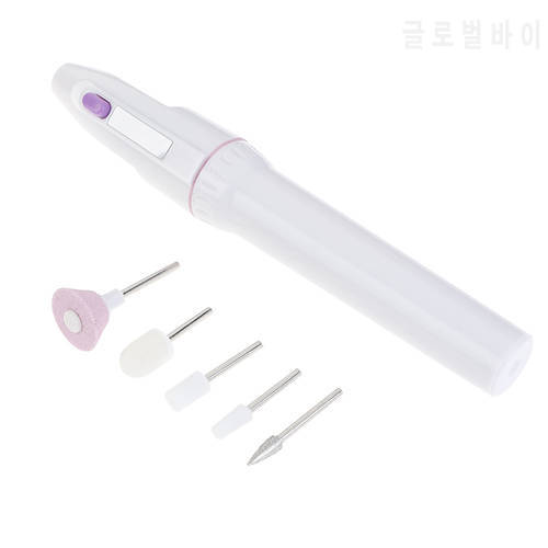 5 in1 Electric Mini Nail Machine Art Drill Carve Grinder Professional Polisher Set Portable Nail Tools