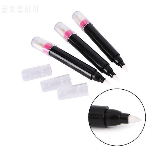 Empty Nail Art Polish Corrector Remover Cleaner Pen Empty Pen With 3 Tips