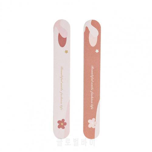 Practical 2Pcs Great Fingernail Sanding Files Manicure Pedicure Gadget EVA Fingernail Files Dual Side for Indoor