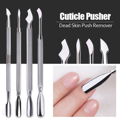 Nail Cuticle Pusher Double-ended Stainless Steel Dead Skin Remover Nail Cleaner Manicure Nail Art Pedicure Tools