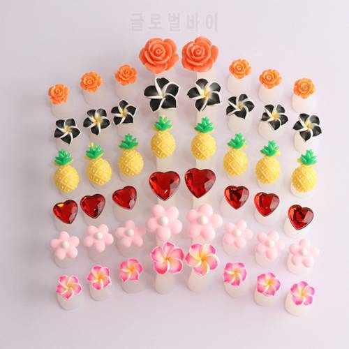 8pcs/Lot Soft Silicone Toe Separator Foot Finger Divider Form Manicure Pedicure Care Nail Art Tool Flower Holder Accessory