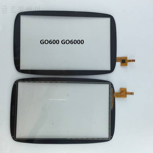 GPS touch screen Digitizer Glass Sensor Replacement parts 6 inch for TomTom GO 6000 600