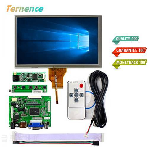 7&39&39inch LCD for INNOLUX Raspberry Pi LCD Touch Screen Display TFT Monitor AT070TN92 Touchscreen Kit HDMI VGA Input Driver Board