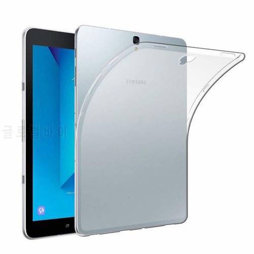 Case For Samsung Galaxy Tab A 8.0 2017 SM-T380 SM-T385 Cover 360 Full Protective Soft TPU Cover Clear Back Slim Cases T380 T385