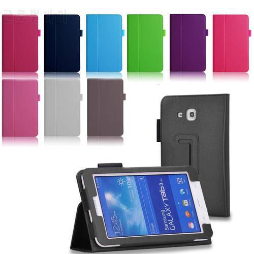 For Samsung Galaxy Tab E 7.0 T113 T116 Case Tab 3 7.0 Lite T110 T111 Tablet Case Folio Stand PU leather Protective Skin+Film+pen