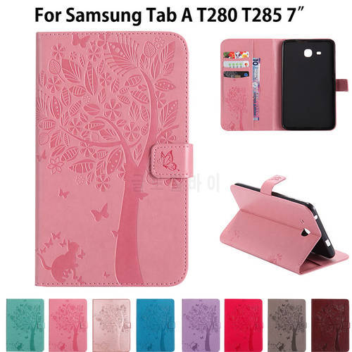 Case Fundas For Samsung Galaxy Tab A a6 7.0 SM-T285 T280 T285 7