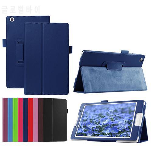 New Tab3 8 Protective Bag Flip PU Leather Book case For Lenovo Tab 3 8 8.0 inch TB3-850F/ TB3-850M Tablet PC Litchi Stand Cover