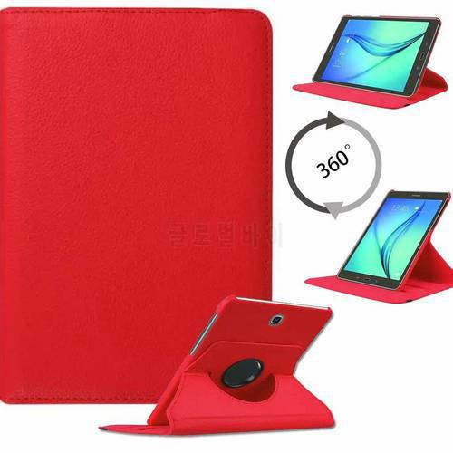 Flip Pu Leather Cover for Samsung Galaxy Tab S2 8.0inch 360 Rotating Stand Case Tab S2 8.0 SM-T710 T715 T713 Tablet Cases Glass