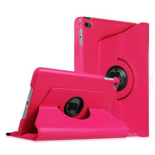 360 Degrees Rotating PU Leather Flip Cover Case For iPad Mini 4 mini5 Tablet Case Stand Holder Magnetic Auto Wake Up A1550 A1538