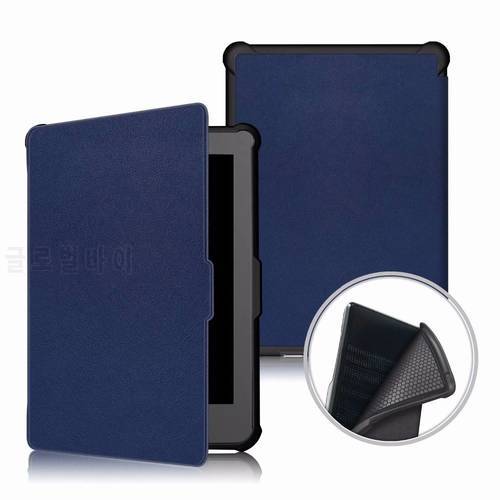 TPU+PU+PC Slim Magnetic Folding cover case for kobo clara HD cover for kobo clara HD case+pen