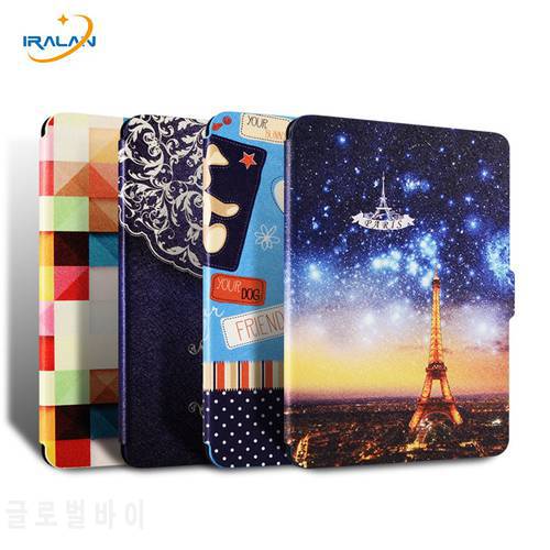 Hot new K8 2016 For Amazon New Kindle 8th Generation 2016 version Case Shell Leather Cover For Kindle 8 Case With Sleep&Wake Up