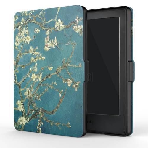 Painted Smart Case for Kindle 8th Premium Lightweight PU Leather Cover for Kindle 8th SY69JL 2016 Magnetic Protective Slimshell
