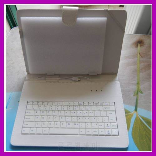 Free Shipping 1pcs Micro USB Keyboard Leather Case for Allwinner,Action 10.1 inch Tablet PC