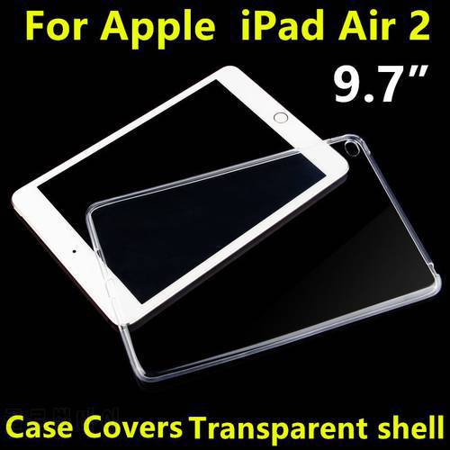 Case TPU For Apple iPad Air 2 Protective Smart cover Protector Leather For iPad Air2 PU Tablet 9.7