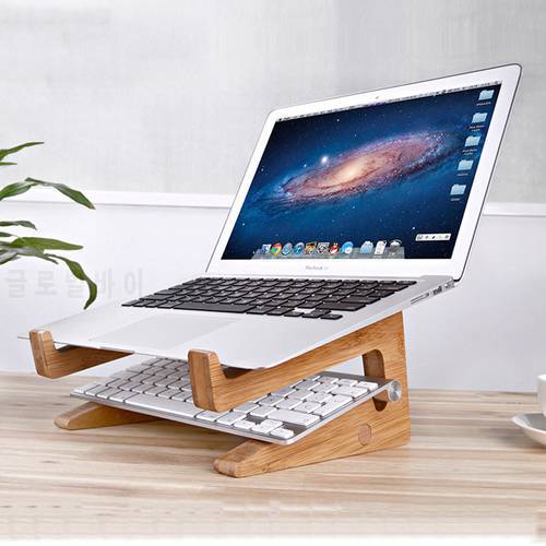 Multifunction Detachable Folding DIY Wooden Desktop Stand Dock Bracket For Tablet PC Laptop Notebook iPad Macbook Air Pro Holder