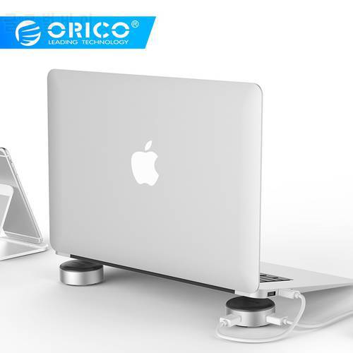 ORICO Aluminum Laptop Stand Portable with 3 Port USB 3.0 HUB for Notebook Universal Radiator