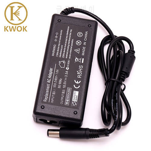 18.5V 3.5A Laptop Adapter For HP Laptop 65W AC Adapter for Compaq 2230s Notebook PC ProBook 4310s 4410s 4415s 4416s 4510s, 4515s