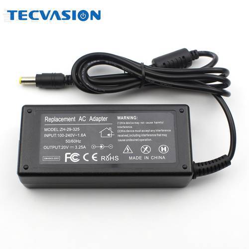 AC Adapter Laptop Charger 20V 3.25A 5.5*2.5mm For Lenovo IBM Z500 B470 B570e B570 G570 G470 Z500 G770 V570 Z400 P500 P500 Series
