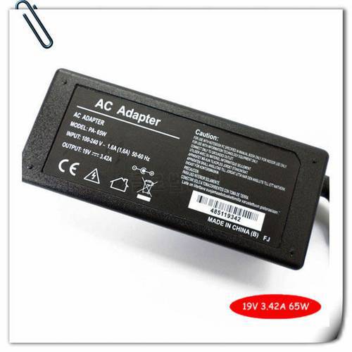 AC Adapter Charger For Asus PA-1650-01 ADP-65JH BB N193 V85 U43F U43FRF U46E U50A 19v 3.42a 65w carregador de bateria portatil