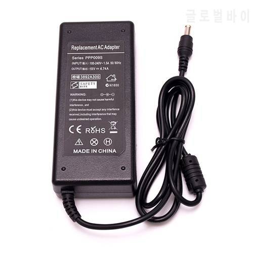 19V 4.74A 5.5*3.0mm AC Laptop Adapter Charger For Notebook Samsung R428 R410 R65 R520 R522 R530 R580 R560 R518 R429 R439 R453
