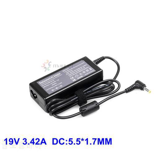 19V 3.42A 5.5*1.7mm Laptop AC Adapter Charger For Acer Aspire 5735 5315 5920 5535 5738 7520 6920 SADP-65KB Power Supply