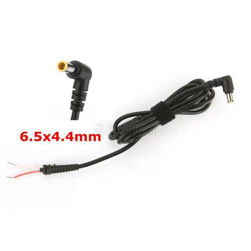 10pcs/lot 6.5X4.4mm With pin DC connector Power Cable for Sony Laptop ac adapter charger 6.5*4.4mm DC cable