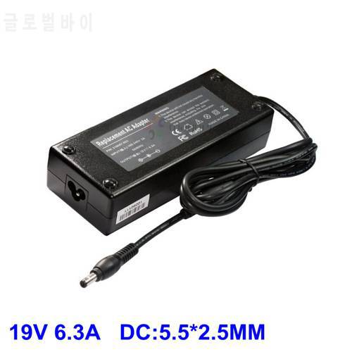 19V 6.3A 120W laptop AC Adapter Charger For Acer TravelMate 290 2700 3000 0227A20120 19V 6.32A Power Supply 5.5*2.5mm
