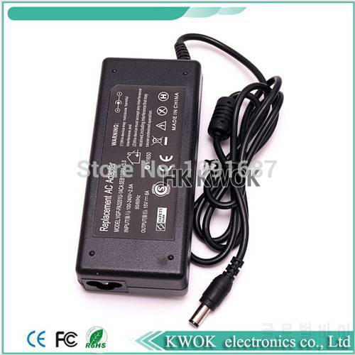 5pcs/lot 15V 6A 6.5*3.0mm AC Adapter Laptop Charger For Toshiba A100 A105 M100 M105 A10 M30 A50 M50 otebook Power Supply