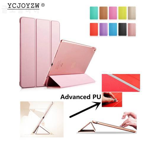Smart Cover Case for 2017 2019 New ipad Air Pro 10.5 inch A1701`A1709 case ,PU Leather Cover+PC case Auto Sleep protective shell