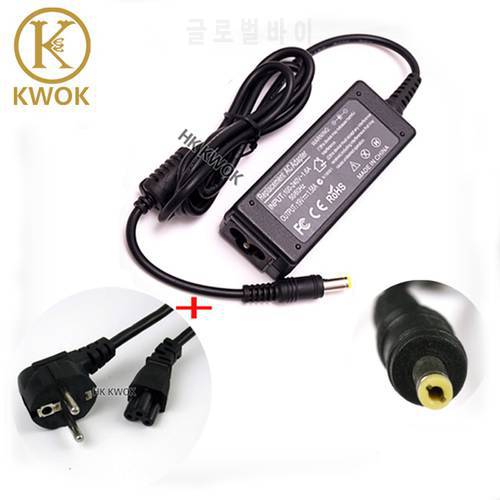 EU Power Cord +19V 1.58A 5.5*1.7mm For Acer Aspire One Power Supply For Laptop Notepads Laptops Netbook Power Adapter Charger