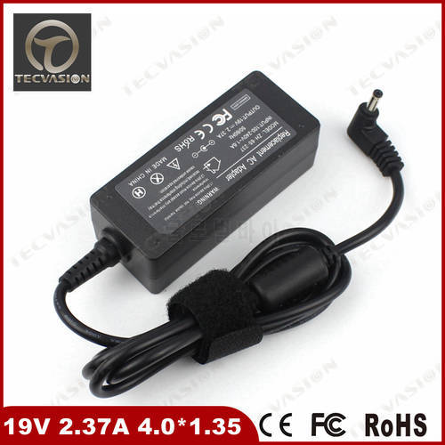 Laptop Charger 19V 2.37A 45W 4.0*1.35mm AC Power Adapter Supply for Asus ZenBook UX21A UX31A UX32A UX32V UX42 UX305F Ultrabook