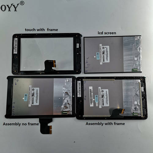 LCD display + Touch Digitizer Screen Assembly with frame For Asus Fonepad 7 ME372CG ME372 K00E