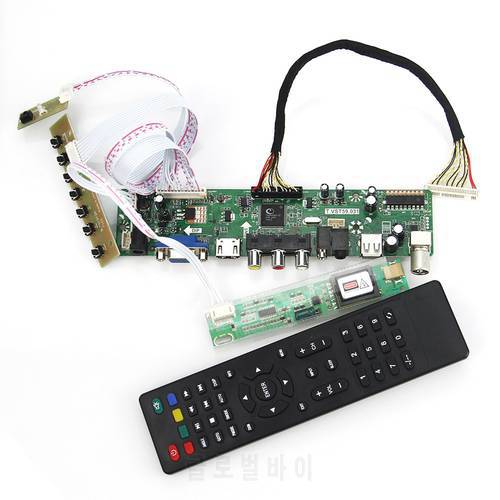 For B154EW01 LTN154X3-L06 T.VST59.03 LCD/LED Controller Driver Board (TV+HDMI+VGA+CVBS+USB) LVDS Reuse Laptop 1280x800
