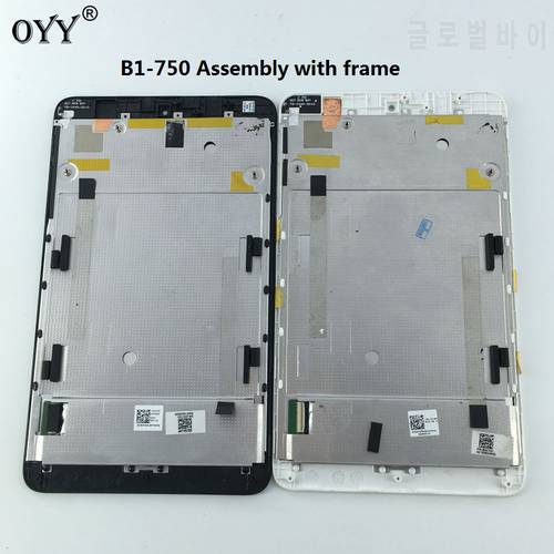 LCD Display Panel Screen Monitor Touch Screen Digitizer Glass Assembly with frame For Acer Iconia one 7 B1 750 B1-750