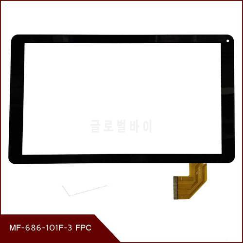 100% Original 10.1&39&39inch Touch Screen touch Digitizer Replacement Glass Panel MF-686-101F-3 FPC Free shipping