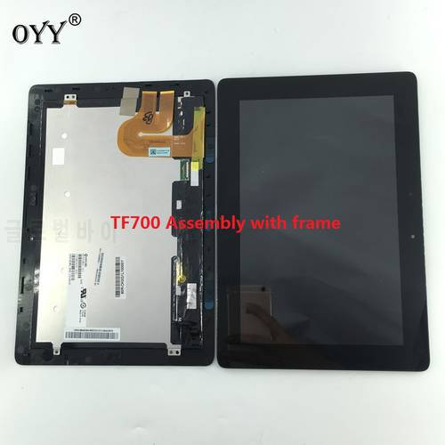 LCD Display Touch Screen Digitizer Glass Assembly with frame For Asus Transformer Pad TF700 TF700T TCP10D47 V0.2 5184N FPC-1