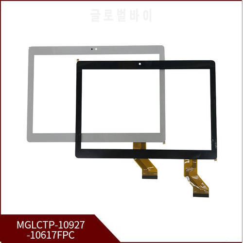 New 1PC /Lot White and black Color 10.1&39&39 For MGLCTP-10927-10617FPC Touch Screen Digitizer Glass Panel Free Shipping