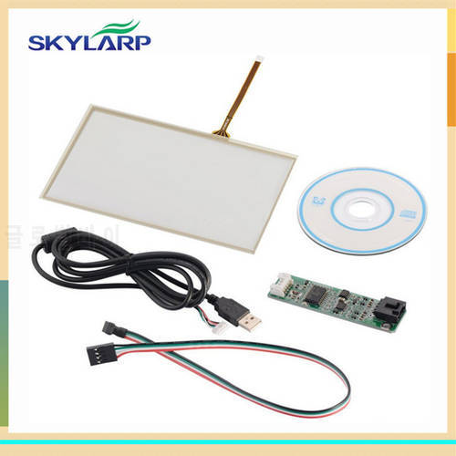 7&39&39Inch 165mm*100mm Touch Screen USB Driver Card Kit For AT070TN90 Raspberry Pi Resistance Handwritten Touch Panel Screen Glass
