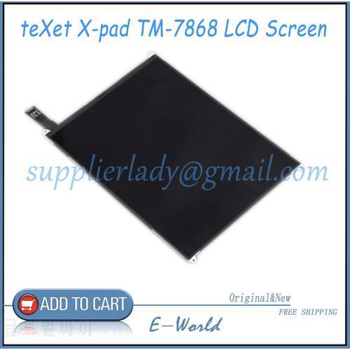 Original and New 7.85inch IPS LCD Screen for teXet X-pad SHINE 8.1 3G / TM-7868 1024x768 LCD Display Panel Replacement