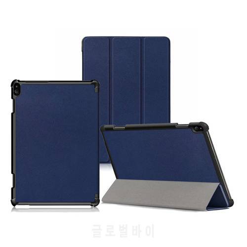 Folio Slim Cover For Lenovo Tab P10 10.1 TB-X705F X705 Luxury Stand PU Leather Case 30PCS/Lot