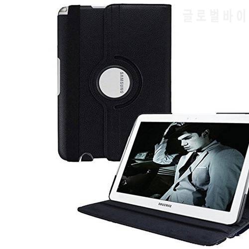 For Samsung N8000 Case Galaxy Note 10.1 Gt-N8000 Tablet Cover N8010 360 Degrees Rotating Stand PU Leather Flip Case Magnet Cases