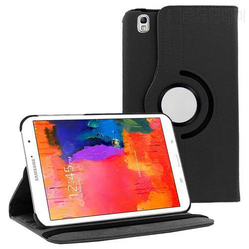 Flip Stand Case For Samsung Galaxy Tab Pro 8.4 inch T320 T321 Tablet 360 Degree Rotating Stand PU Leather Cover Case Protective