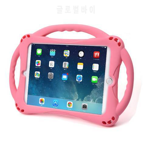 Shockproof Kickstand for iPad 9.7 2017 2018 Case Kids Soft Non-toxic Silicon Children Cover for iPad 2 3 4 Air 2 1 Mini Coque
