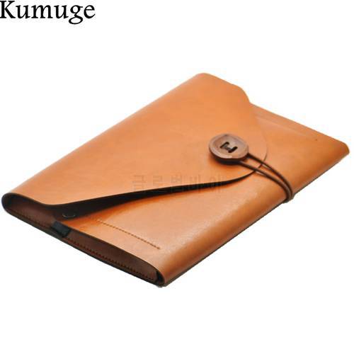 For New iPad Pro 12.9 2017 Retro Luxury PU Leather Tablet Pouch Sleeve Bag for iPad Pro 12.9 inch Funda Tablet Case Cover+Stylus