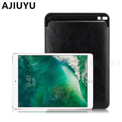 AJIUYU Case For iPad Pro 10.5 inch Sleeve Cases Leather Pens Cover For Apple iPadPro10.5 Tablet Protector Protective PU Pouch
