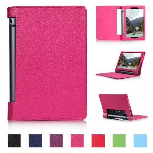Top Quality Stand Smart Leather Cover for Lenovo Yoga Tab3 850F 8 inch Tablet Case With Sleep/Wake Up+ Stylus Pen