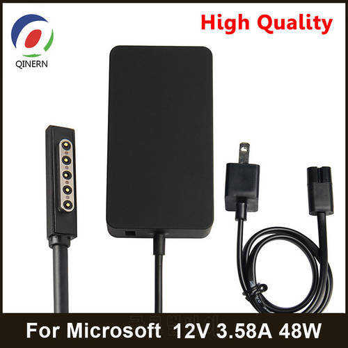 QINERN 12V 3.58A 48W Power Adapter Charger For Microsoft Table Surface Pro2 1 RT Power Supply