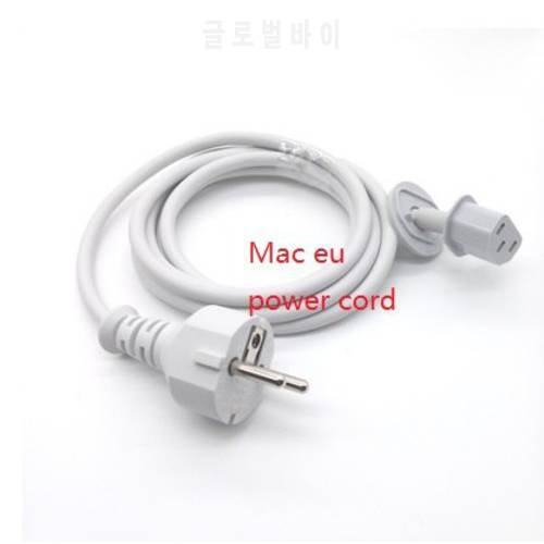 Free Shipping DHL 10PCS/LOT Europe Eu Plug Volex 1.8M charger Power cord cable for MAC macbook Computer stand plug