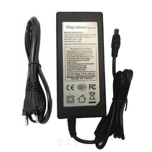 14V 3A Power Supply AC Adapter Charger For Samsung Monitor SA300 A2514_DPN A3014 AD-3014B B3014NC SA330 SA350 B301 With AC Cable